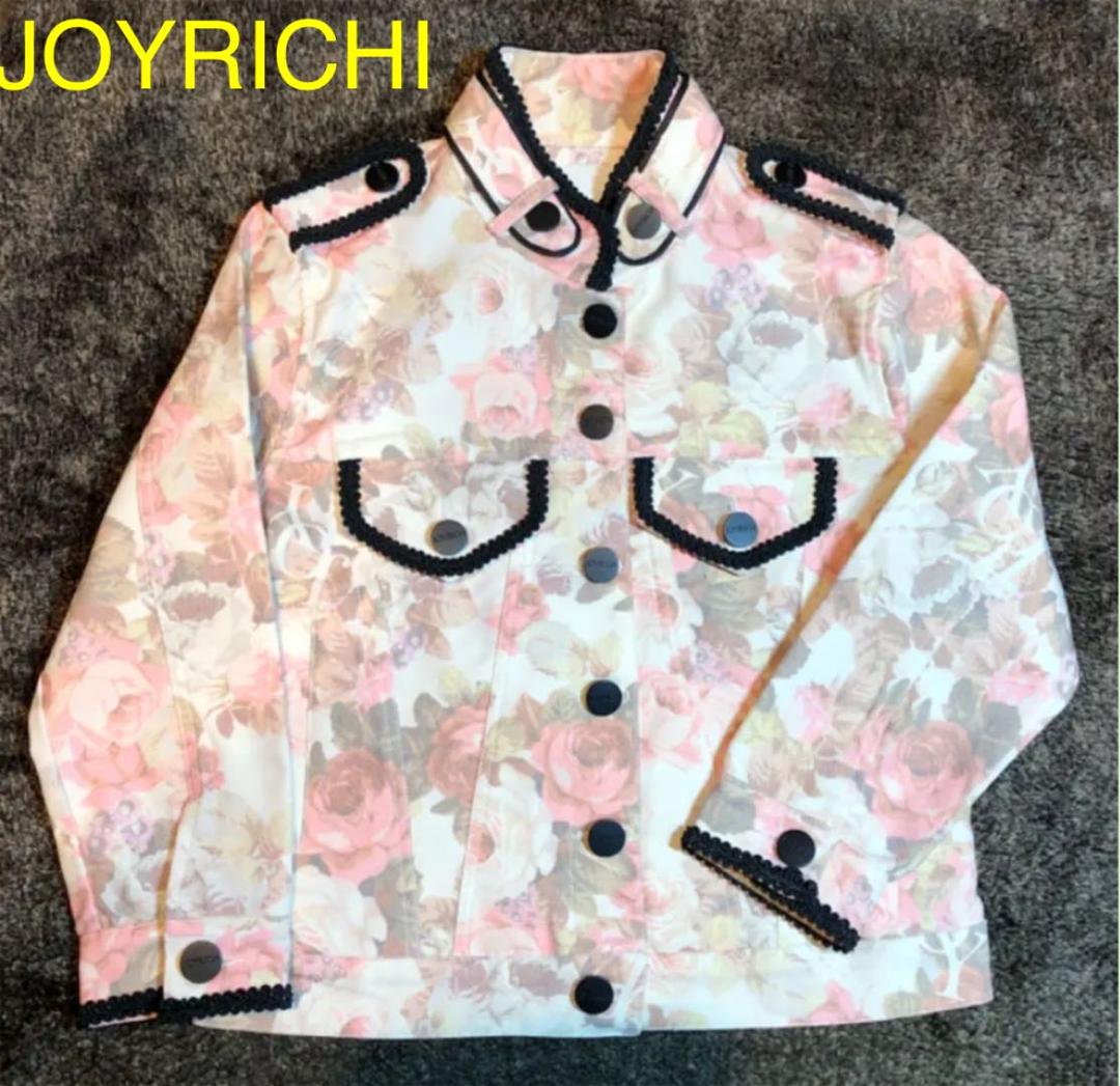 美品【JOYRICH】フラワー柄ジャケット