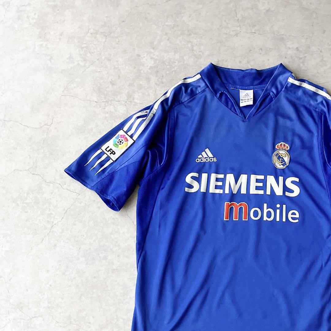00s 04/05 adidas レアルマドリード ユニフォーム ゲームシャツ