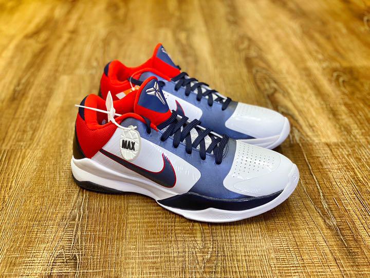 Nike Zoom Kobe 5 Team USA 2010 'White Red Blue' 386430-103