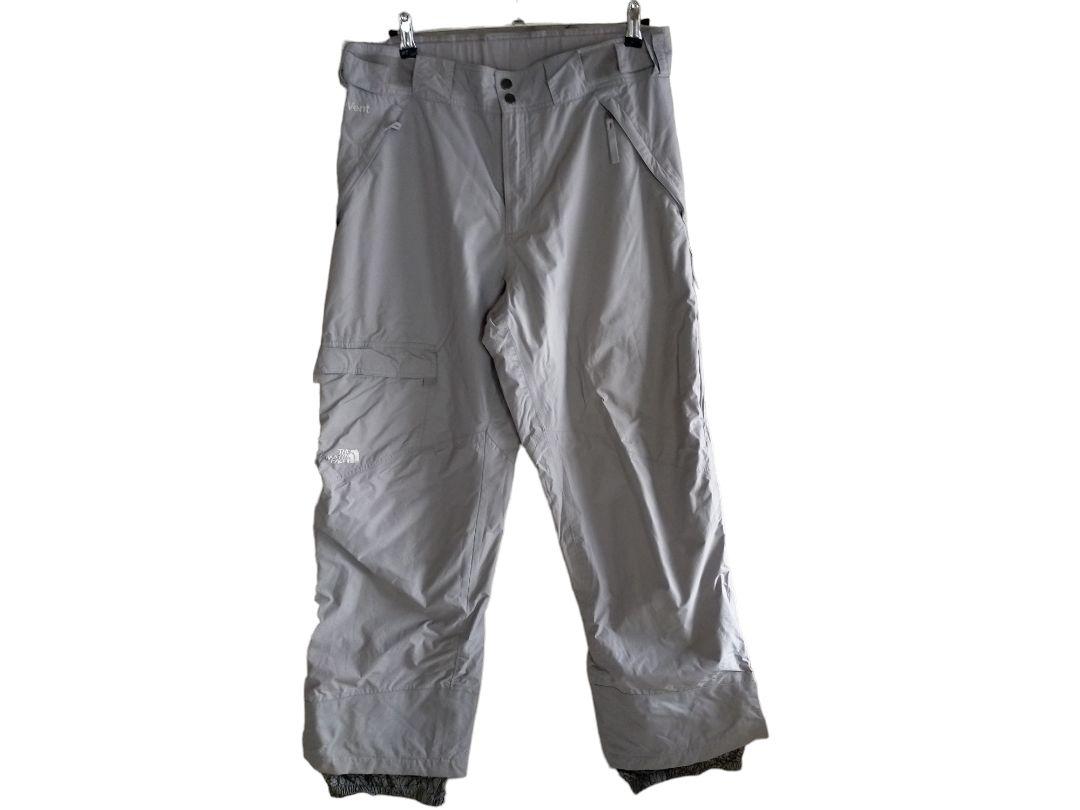 高機能】US ノースフェイス HYVENT スノーボード パンツ グレー L