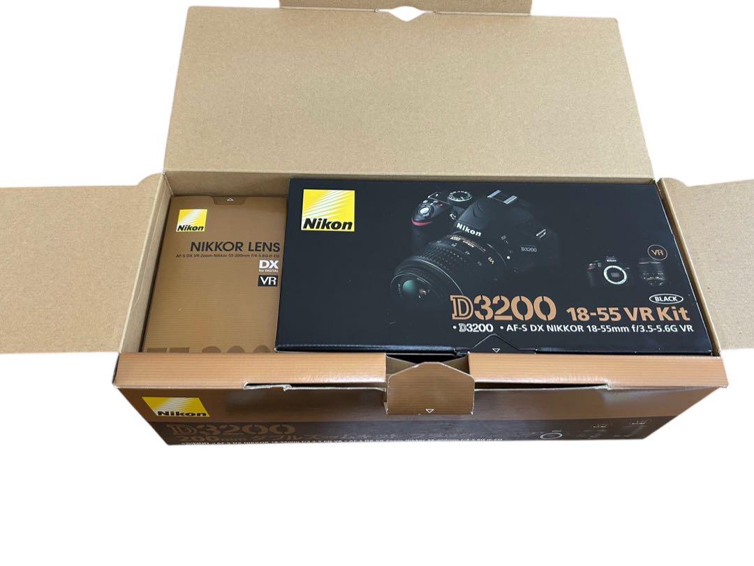 Nikon D3200 200mmダブルズームキット ブラック