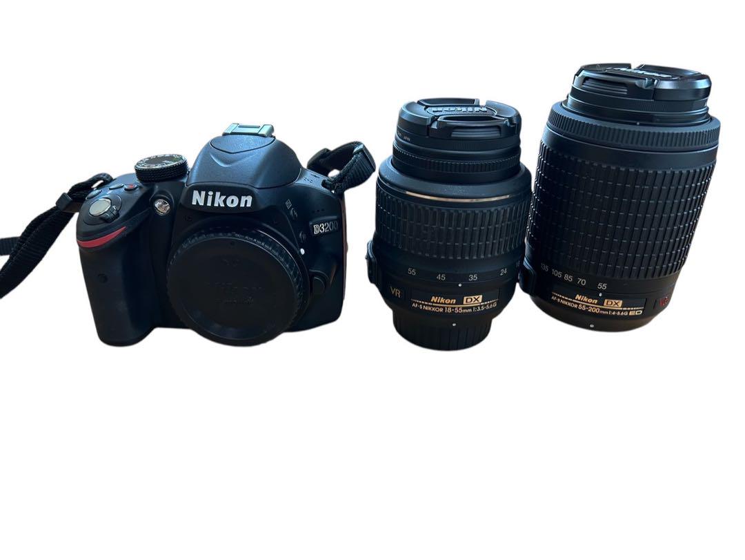 Nikon D3200 200mmダブルズームキット ブラック