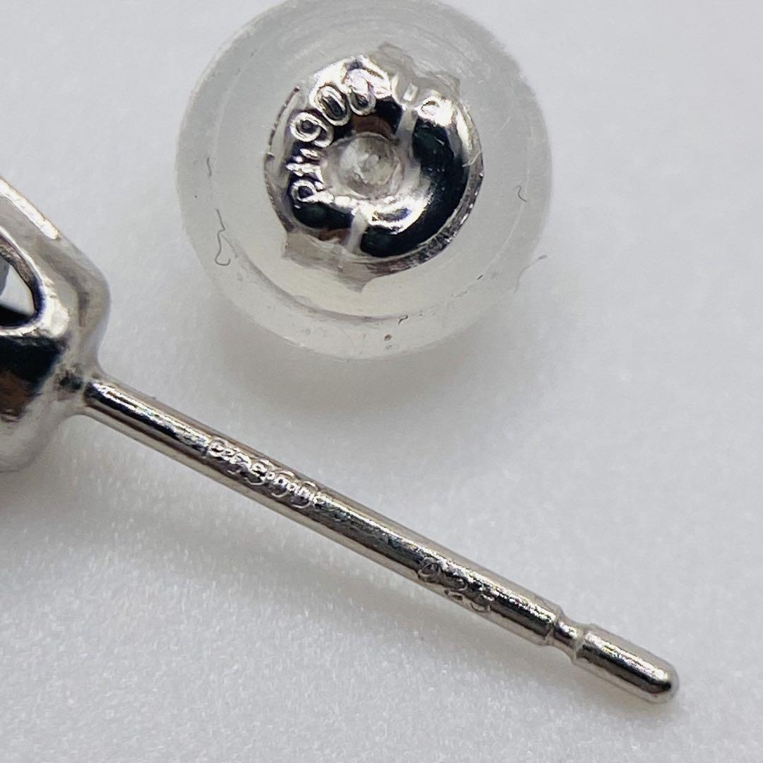 ❤️天然ブラックダイヤ片耳pt900 ✨0.25ct BKダイヤローズカットピアス