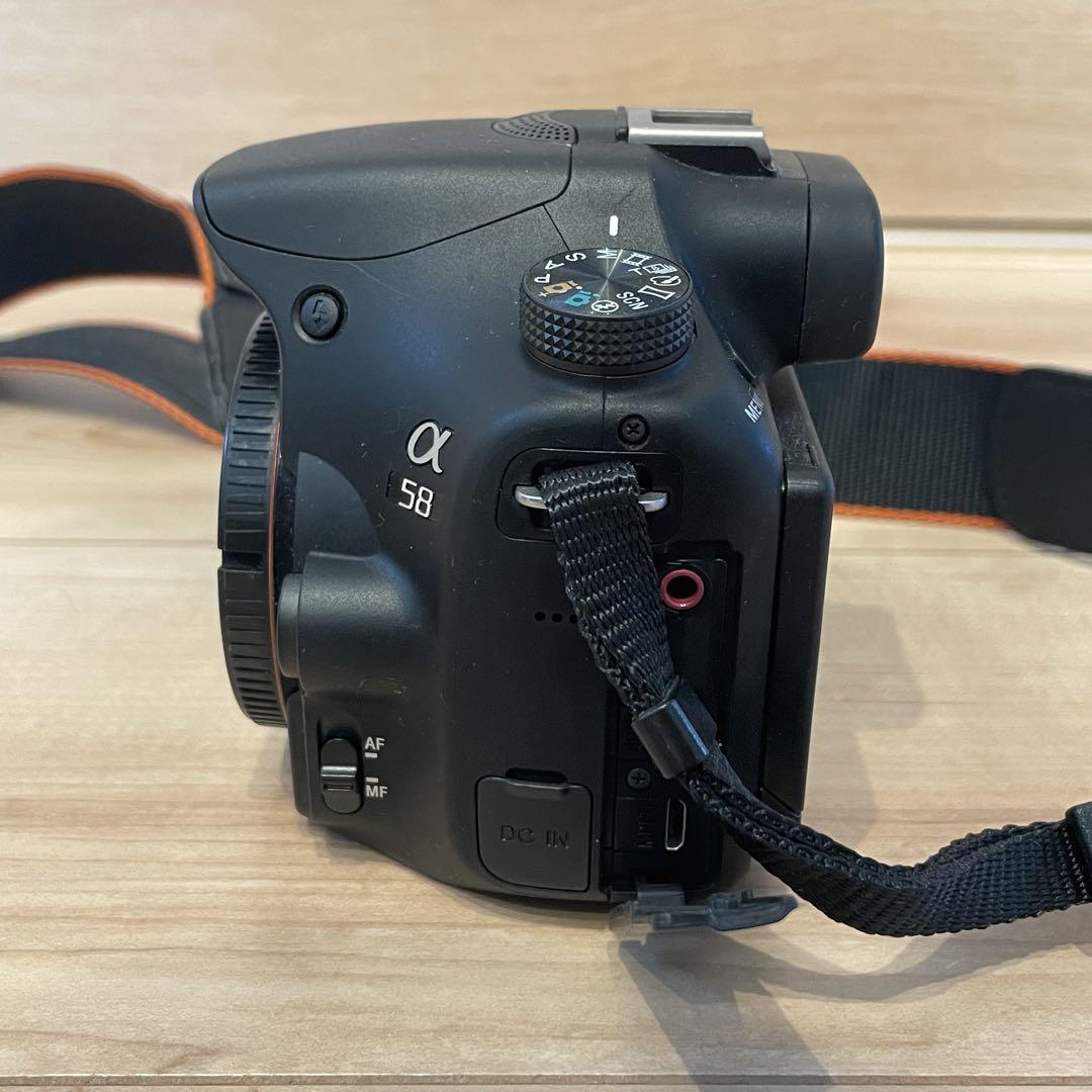 【美品】SONY 一眼レフカメラ　α58 ダブルレンズキット付き