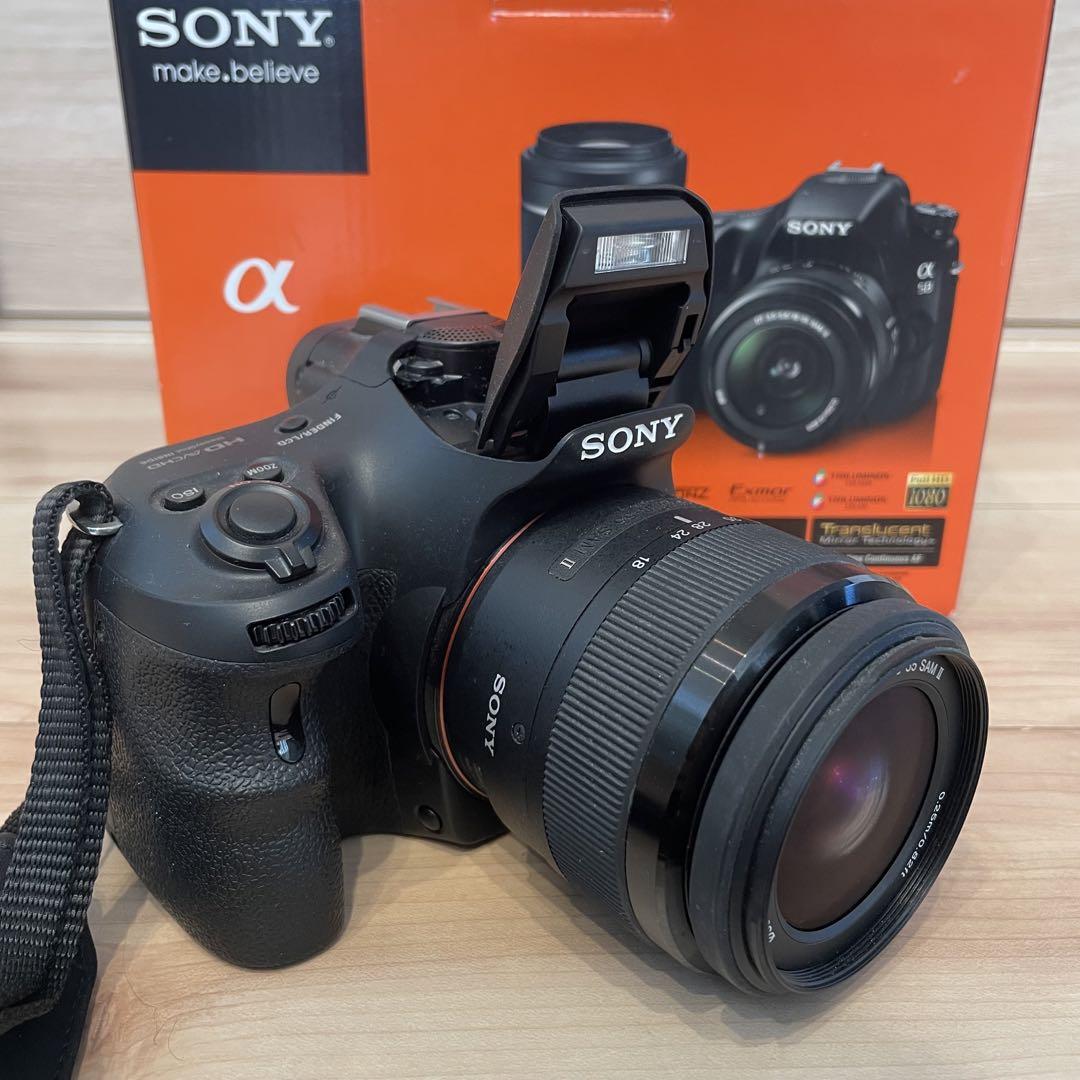 【美品】SONY 一眼レフカメラ　α58 ダブルレンズキット付き