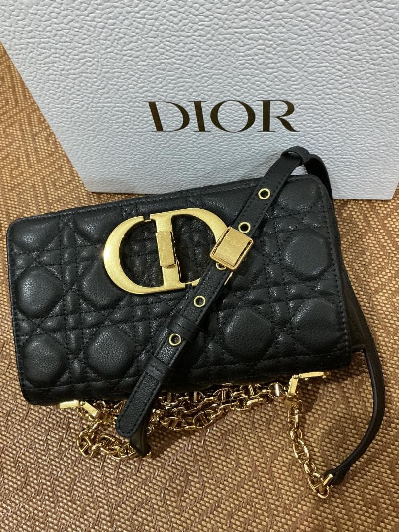 Dior ブラック ショルダーバッグ
