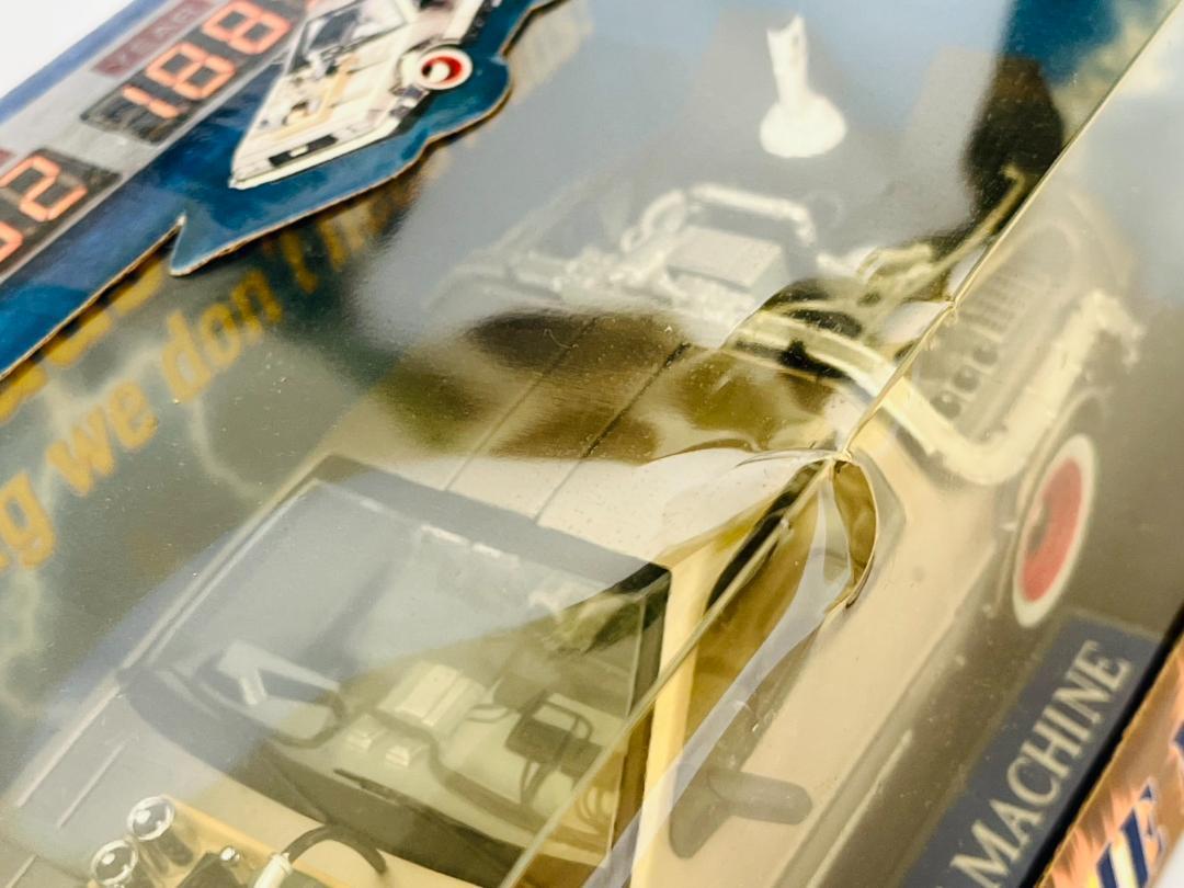 ■美品 バックトゥザフューチャー3 デロリアン タイムマシン 1/18