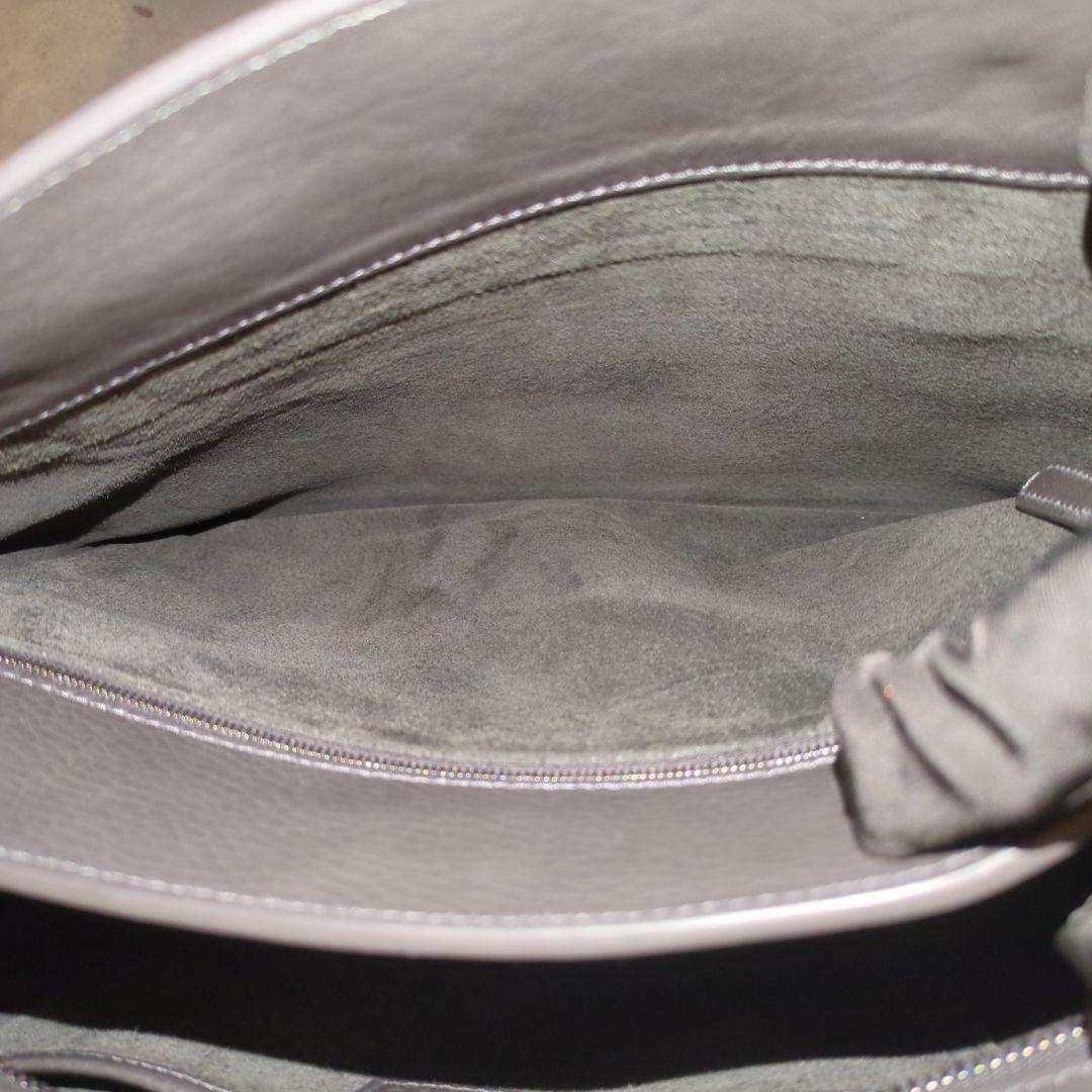 現行 HIROFU ヒロフ トートバッグ フィオーレ レザー グレー A4