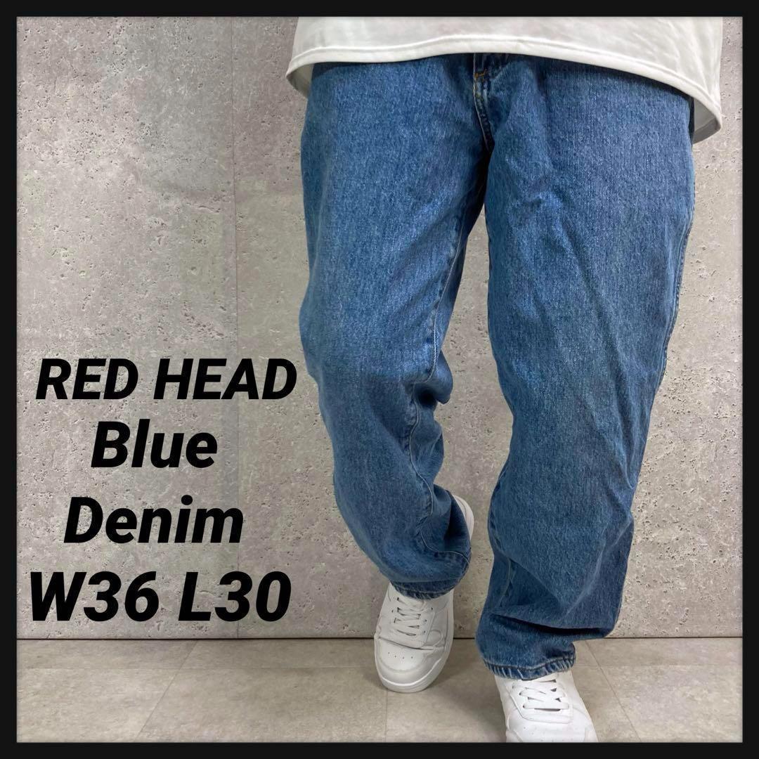 RED HEAD レッドヘッド　ブルーデニム　ジーンズ　古着W36 L30