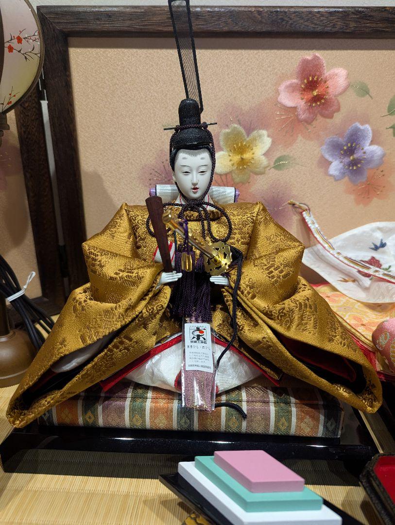 ひな祭り　雛人形　三段飾り