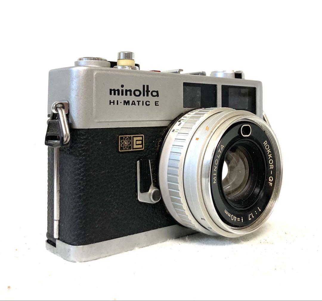 【完動品】MINOLTA HI-MATIC E コンパクトカメラ 動作確認済