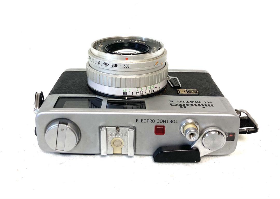 【完動品】MINOLTA HI-MATIC E コンパクトカメラ 動作確認済