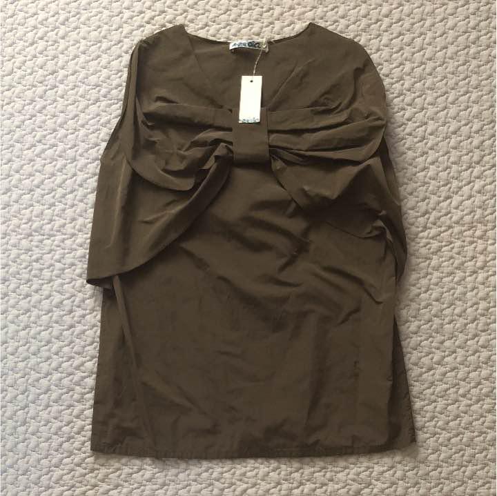 値下げ Marlota マルロタ  ノースリーブタフタブラウス