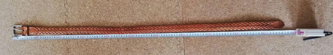 Whitehouse Cox　レザーメッシュベルト　32×80