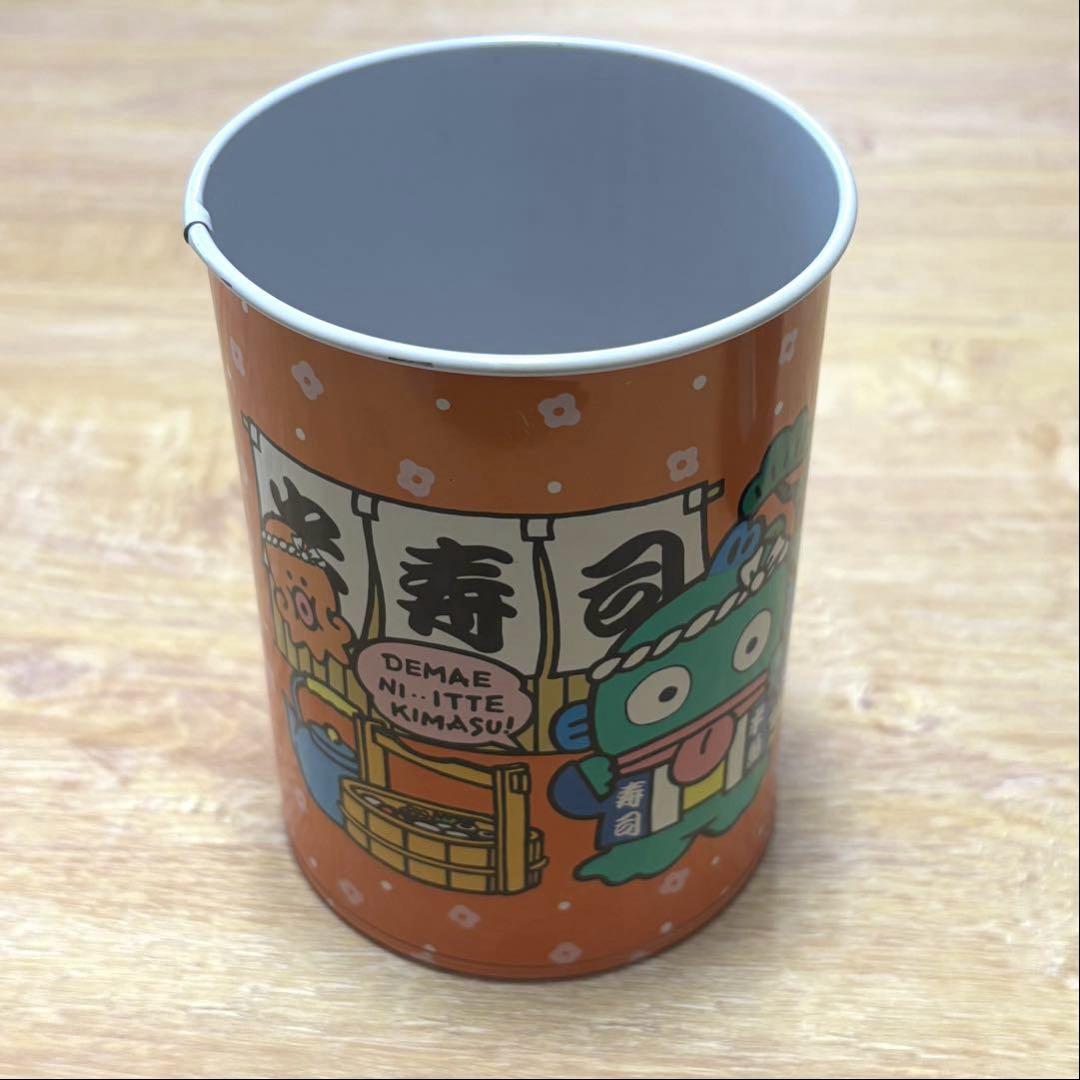 中古品　希少　はんぎょどん　半魚寿司　1987年 レトロ　ペン立て　缶ペン