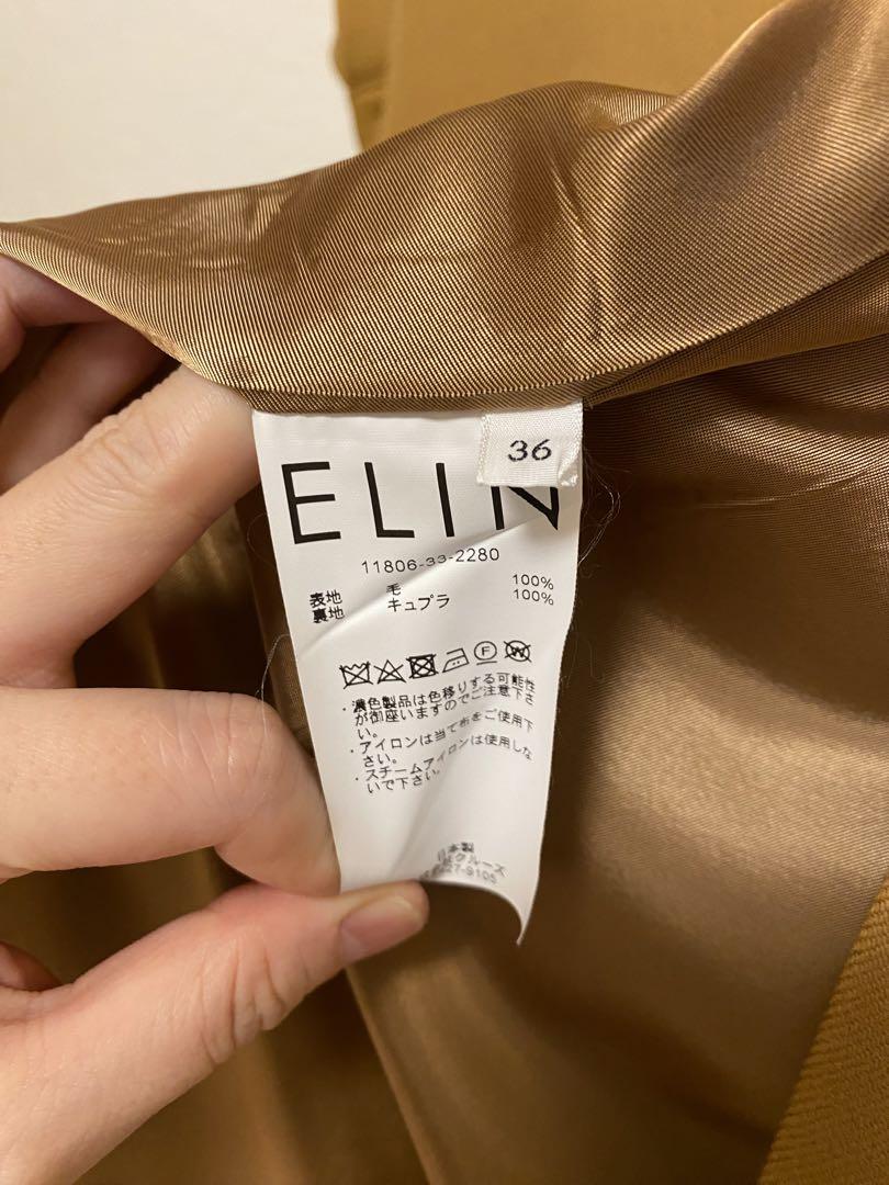 【める】ELIN トレンチコートコート　ボリュームスリーブ