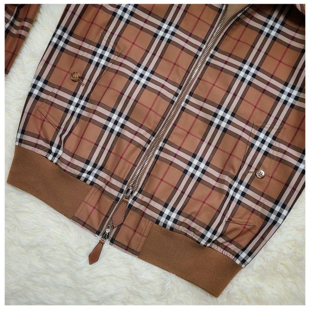 【美品】BURBERRY ノバチェック ハリントンジャケット size48 レア