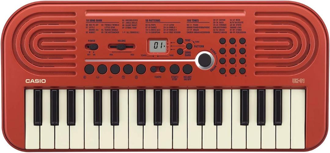 〔使用5時間程度〕CASIO 32ミニ鍵盤 電子キーボード UK-01
