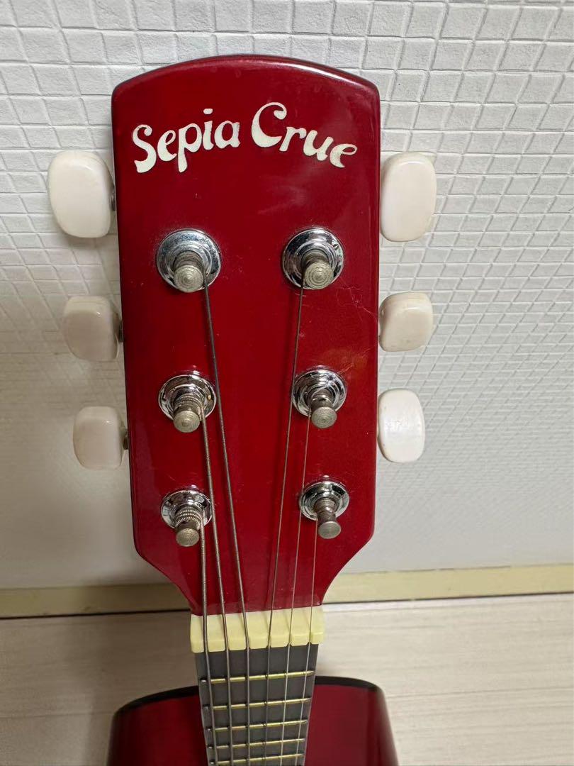SEPIA CRUE セピアクルー ミニアコースティックギター レッド