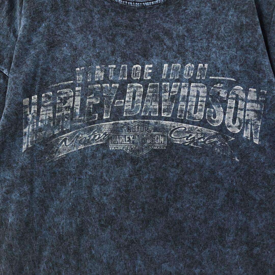 2683 ハーレーダビッドソン 両面 ビッグロゴ 半袖 Tシャツ ゆる