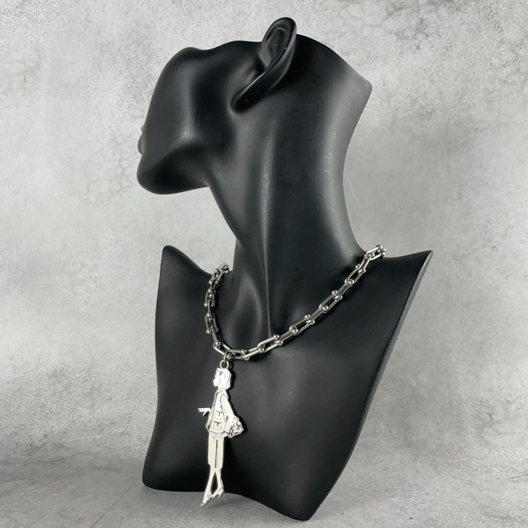 貴重　03P　CHANEL シャネル　ココマドモアゼル　太チェーン　ネックレス