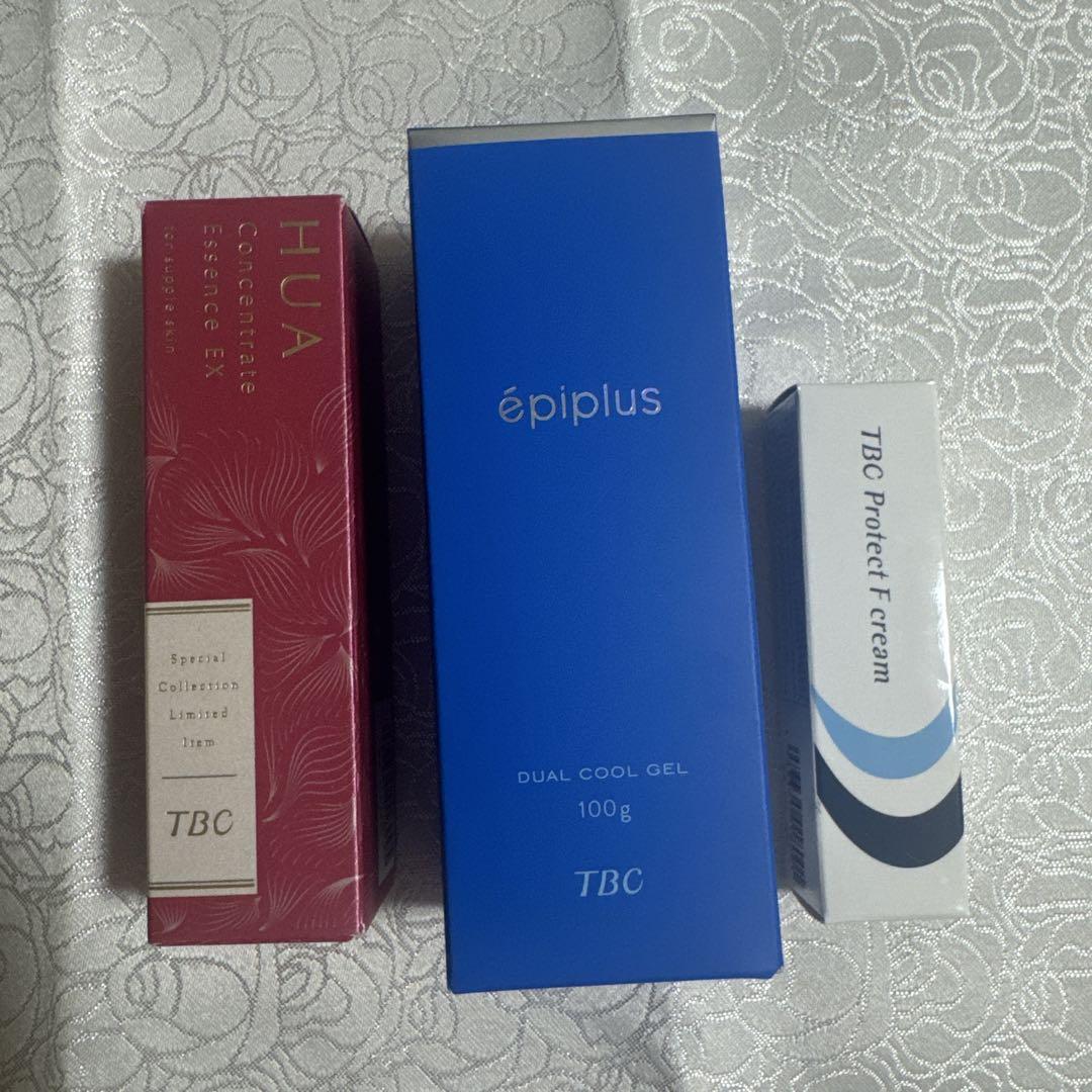 TBC化粧品。新品未使用。保湿パック、保湿クリーム、美容液。
