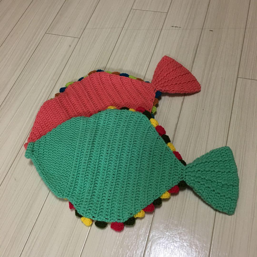 正規品人気 お魚座布団 お好きな色で編ませて頂きます 6YJvM-m68121597519 国産即納