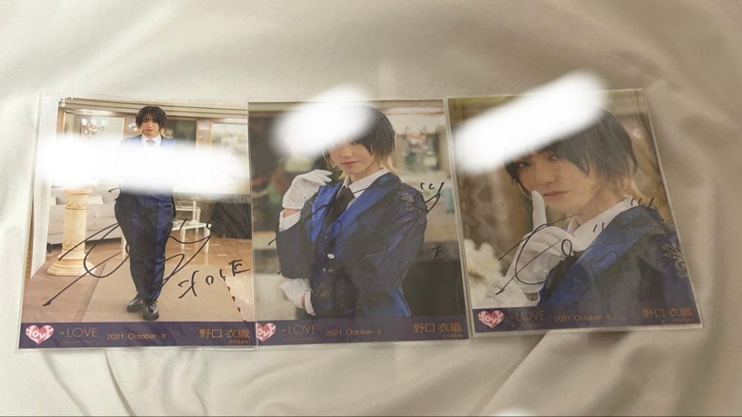 野口衣織 祝祭 直筆目立った傷や汚れなし