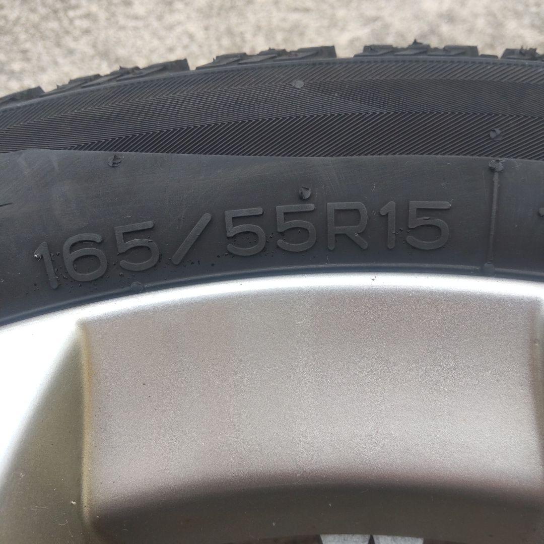 スズキ純正165/55R15 タイヤ・ホイールセット （スタッドレス）その１