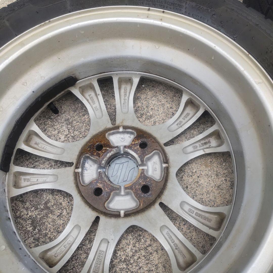 スズキ純正165/55R15 タイヤ・ホイールセット （スタッドレス）その１