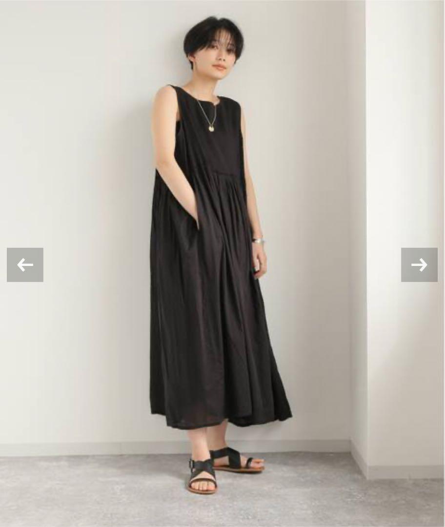 Maison ピンタック ワンピース De Soil De ピンタック ロングワンピース Maison ピンタック ワンピース De Soil De ピンタック ロングワンピース