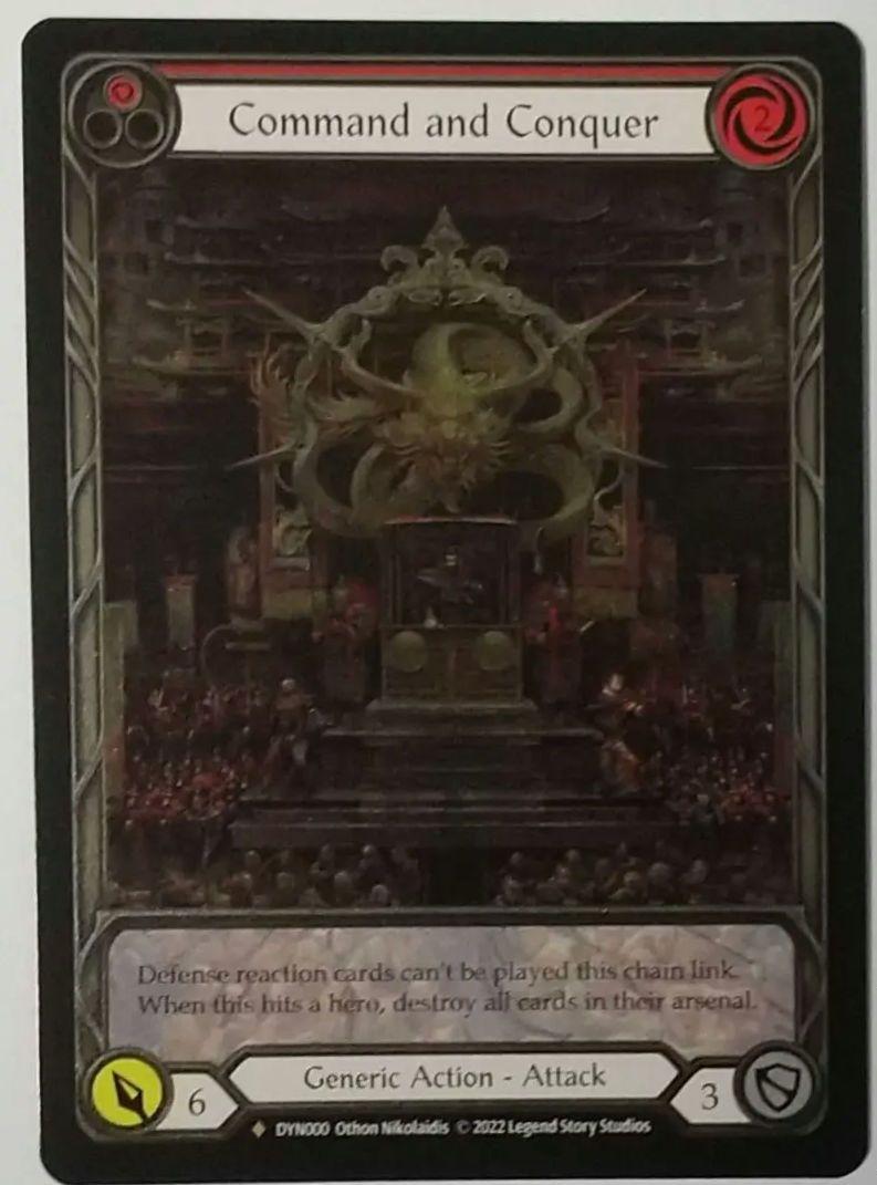 7/5まで FAB Command and Conquer Cold Foil