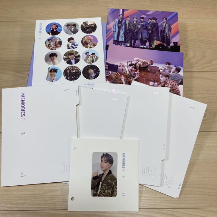 BTS MEMORIES OF 2018 Blu-ray ジミン BTS JIMIN MEMORIES OF 2018 Official Photocard With mount Blu