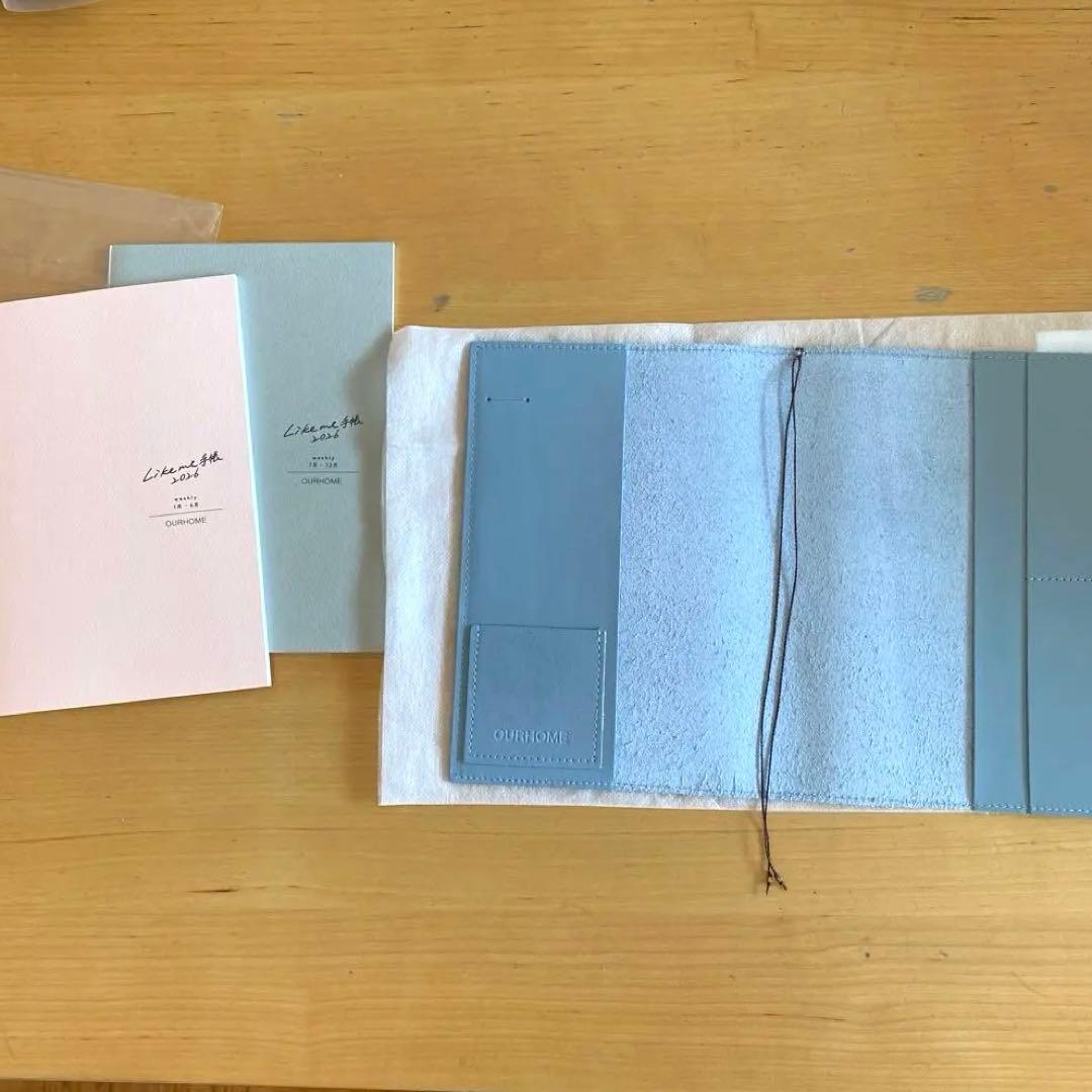 OURHOME Likeme手帳 2026ベーシック A5 レザー手帳カバー