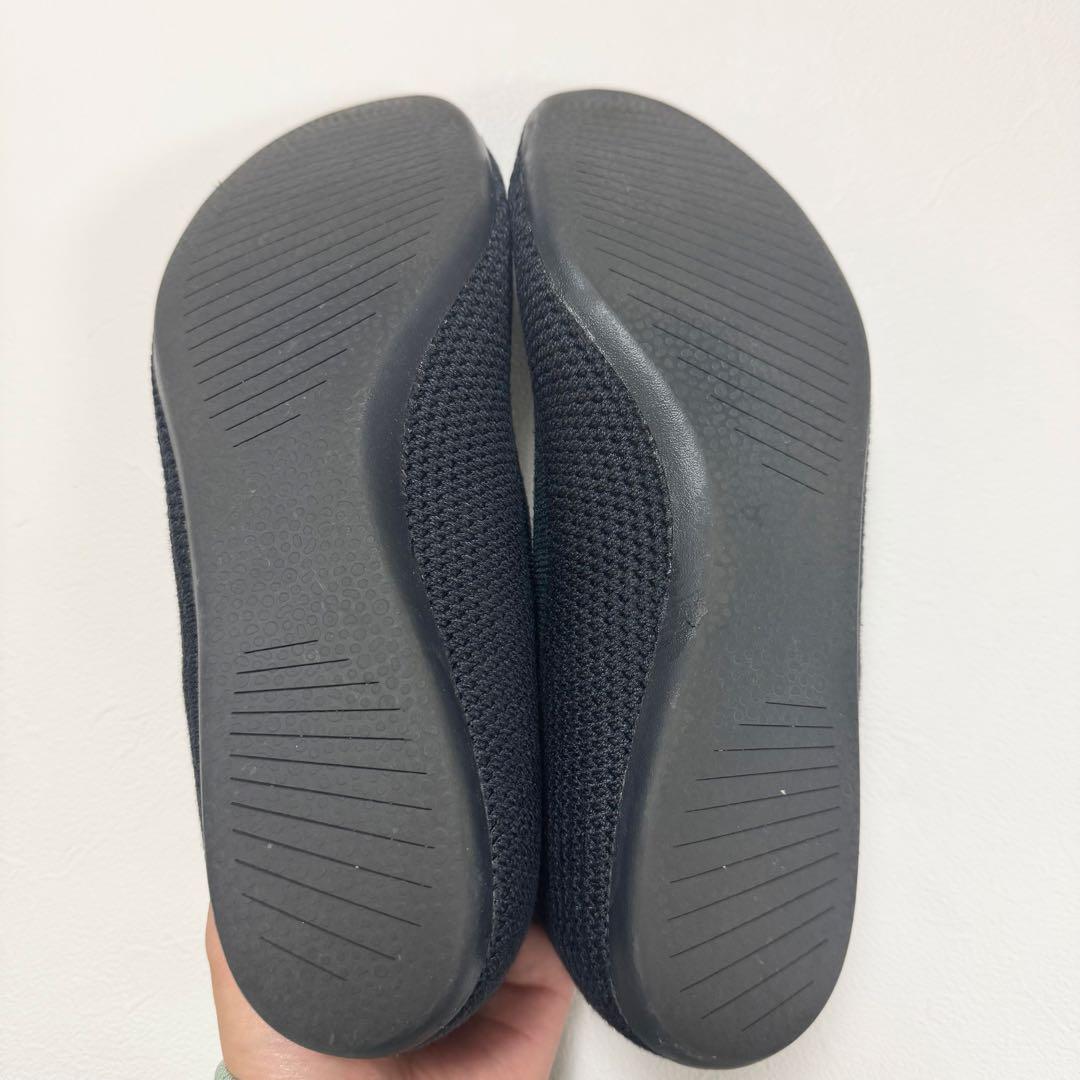 美品♡allbirds ネイビーオレンジフラットシューズ 二足セット