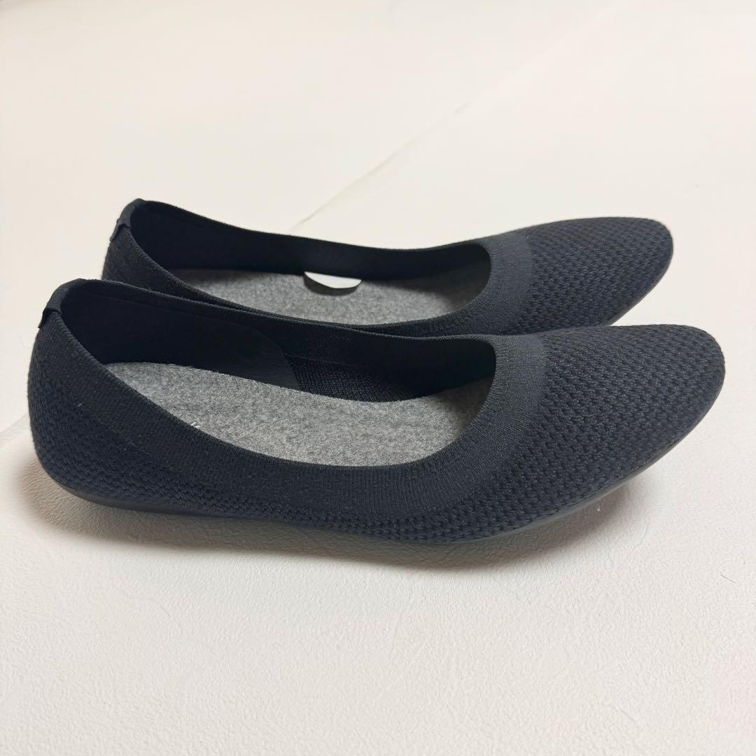 美品♡allbirds ネイビー　オレンジ　フラットシューズ 二足セット