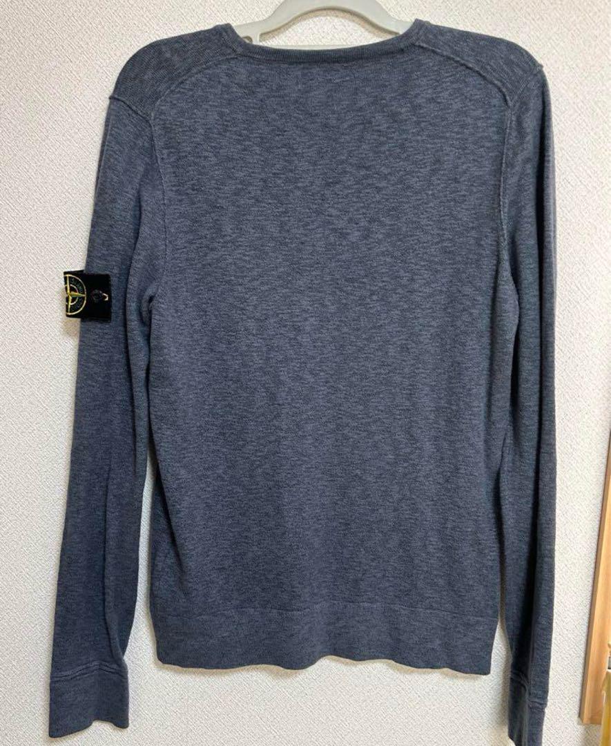 Stone island ロンT ニット　ブルー