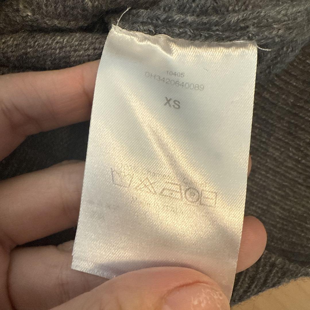 【新品】Dior Homme クリス期10AW キャメル100％ カーディガン