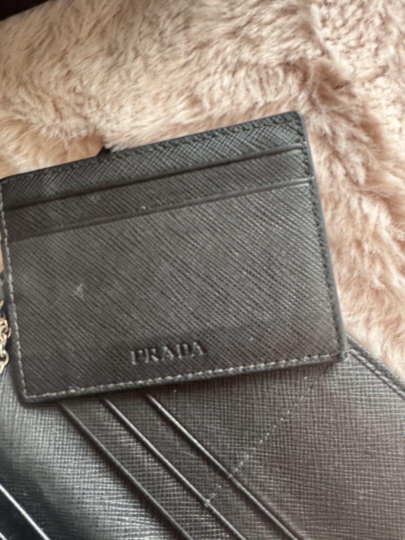 PRADA サフィアーノレザー 財布 黒