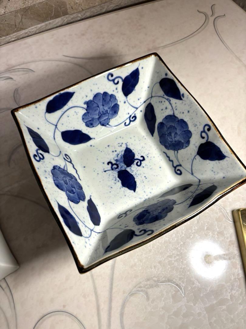 福泉窯　角皿　2点セット