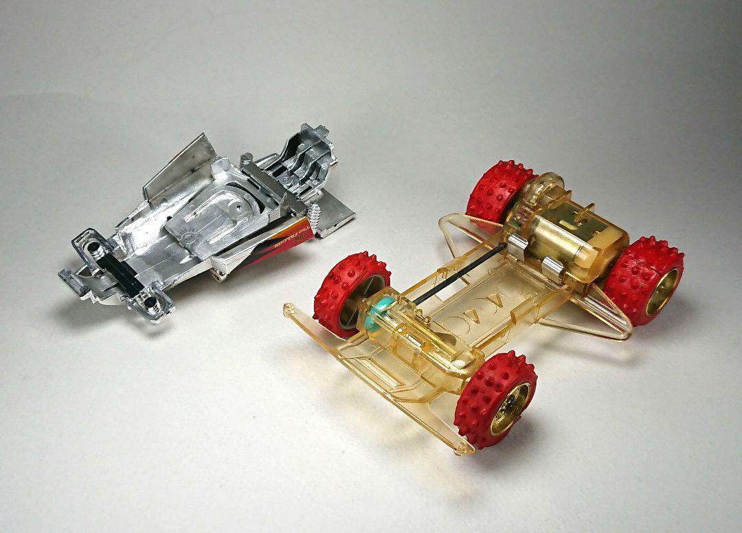 【組立済】ファルコンJr. 銀メッキ 透明シャーシ 非売品 レーサーミニ四駆