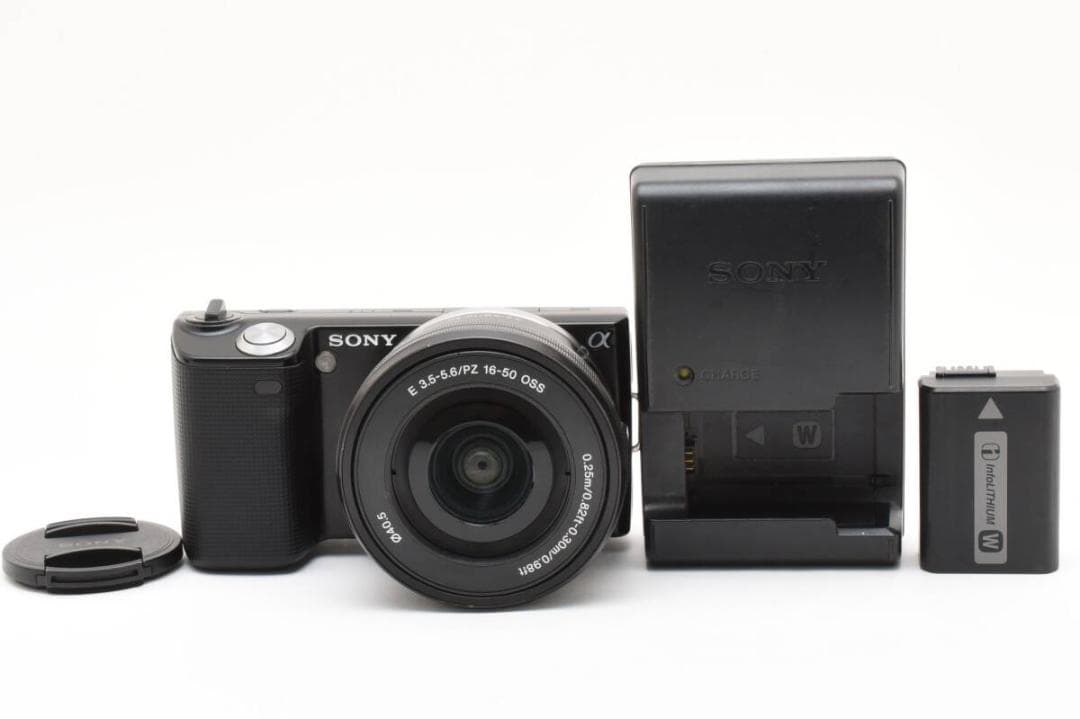 SONY NEX-5 パワーズームレンズキット バッテリー付属
