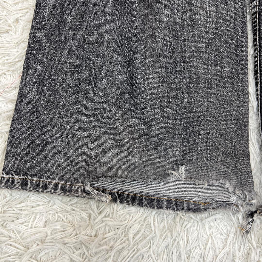 《レア》ジョンローレンス ワイドデニム サリバン レディース グレー系