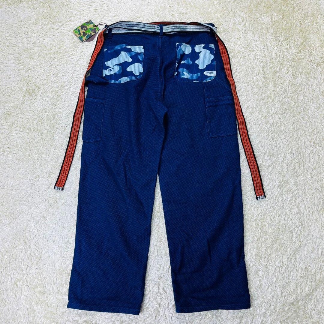 新品✨激レア✨A BATHING APE　刺子ペインターエプロンパンツ　XL