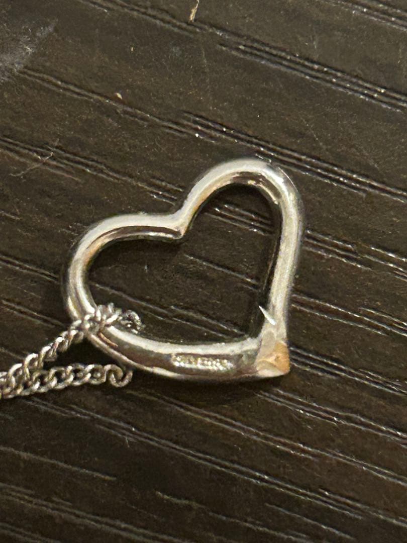 シルバー925 ハート型ネックレス