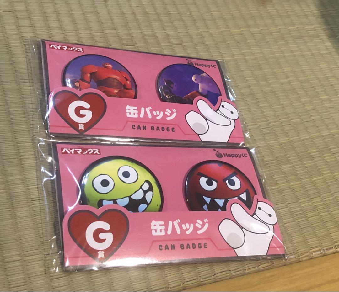 ベイマックス 缶バッジ 2個セット - メルカリ
