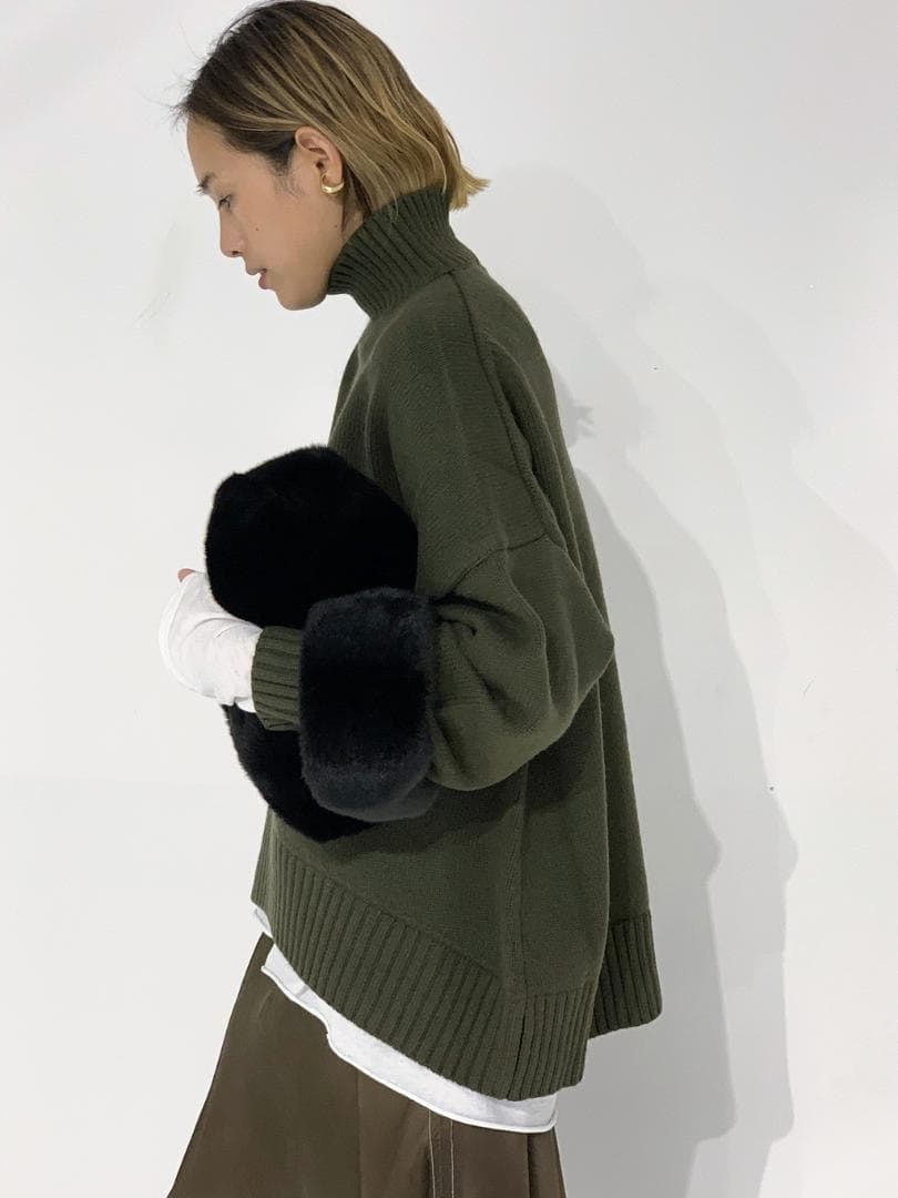 AP STUDIO CINOH ウールタートルネックプルオーバー AP STUDIO CINOH ウールタートルネックプルオーバー