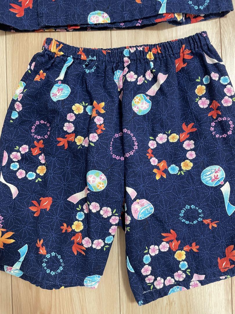 100センチ 金魚風鈴柄 甚平 贈り物 shelburnefalls.com