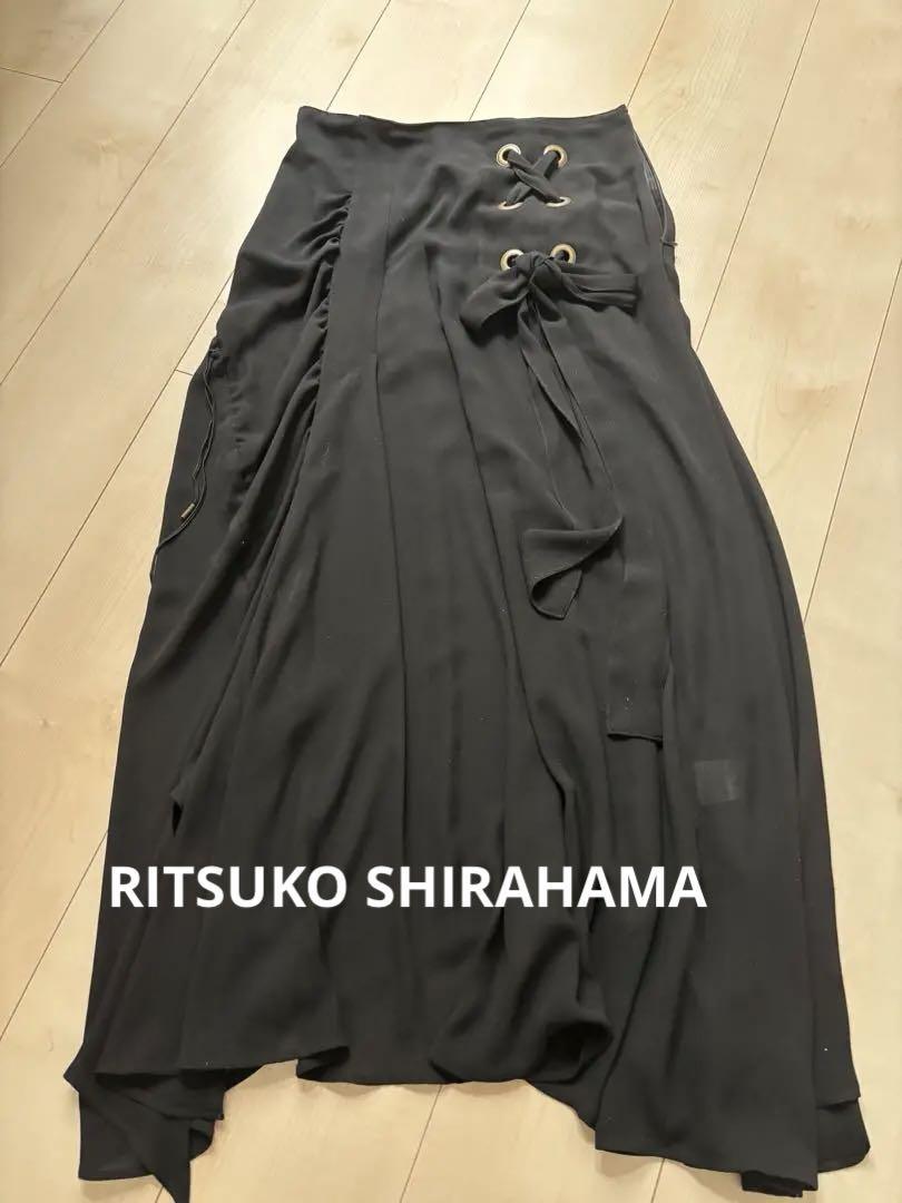 RITS SHIRAHAMA ブラックロングスカート サイズ1