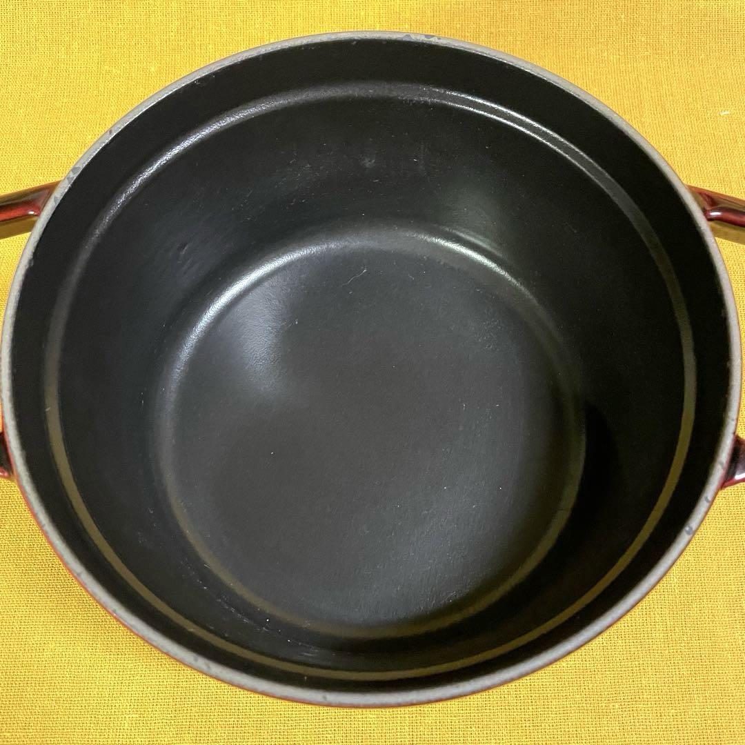 早い者勝ち‼️ ホントにきれいです 極美品 STAUB ストウブ 20cm 鉄鍋